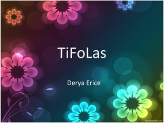 TiFoLas
Derya Erice