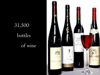31,500 bottles of wine 