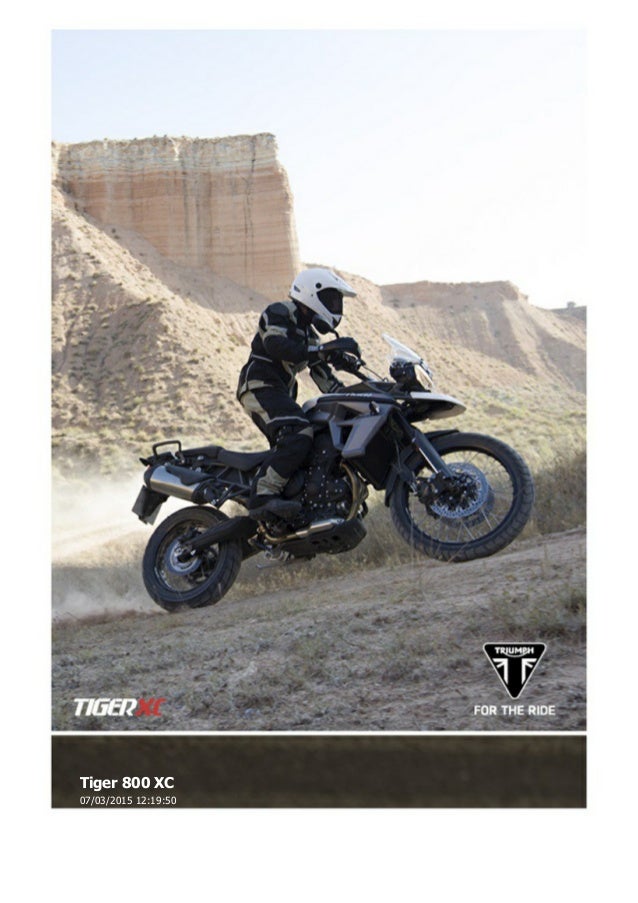 Triumph Tiger 800 Xc And Xcx Brochure