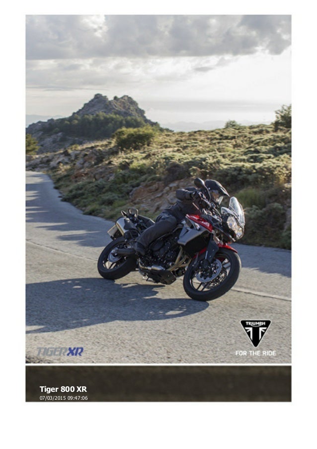 Triumph Tiger 800 Xr And Xrx Brochure