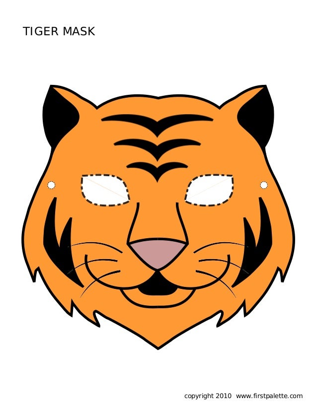 This is a photo of Comprehensive Printable Tiger Mask It's just a photo of Comprehensive Printable Tiger Mask