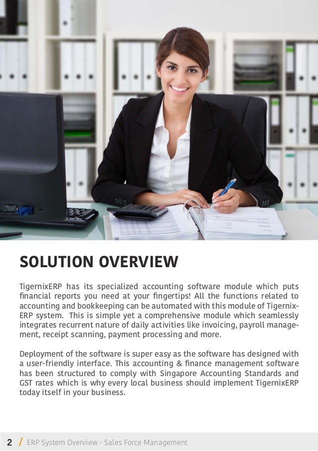 Overview Of Accounting And Finance Module Of Erp System