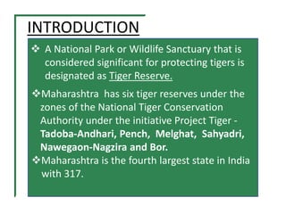 Tiger Reserves and National Parks in Maharasthra | PDF