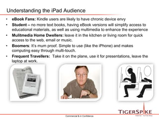 Easily access related contentPersonalisationThe iPhone and iPad deliver real opportunities for personalisation in the following ways: