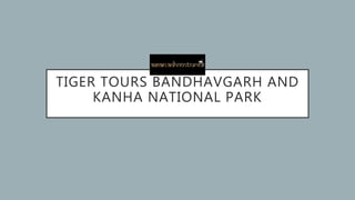 TIGER TOURS BANDHAVGARH AND
KANHA NATIONAL PARK
 