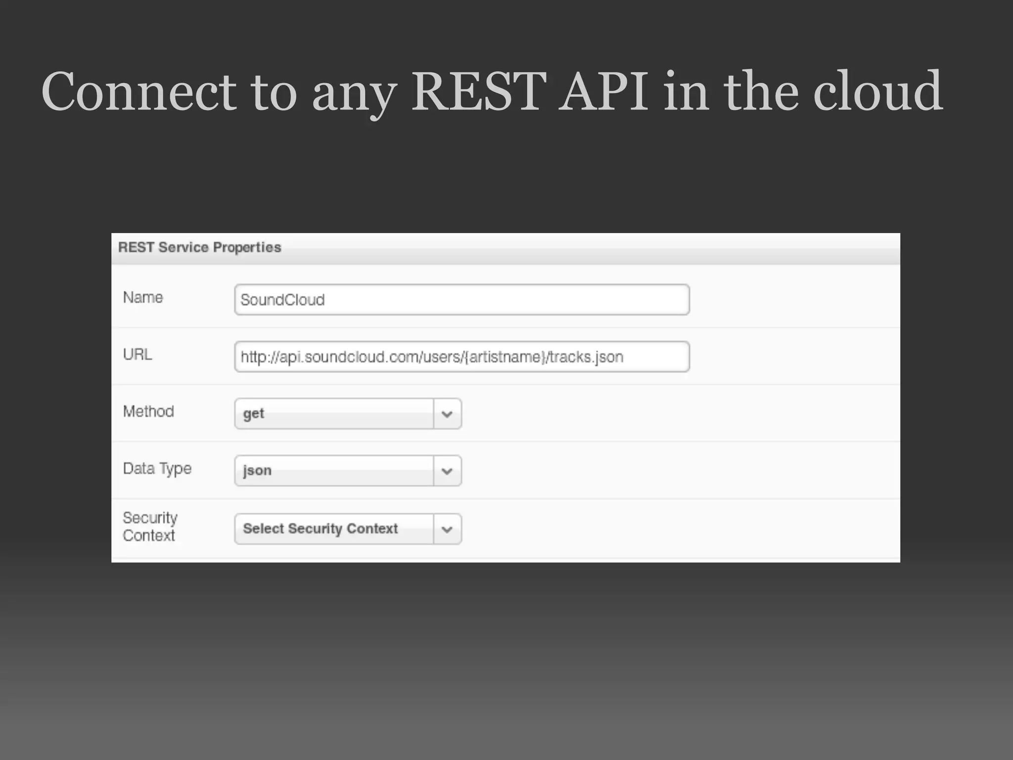 Connect to any REST API in the cloud