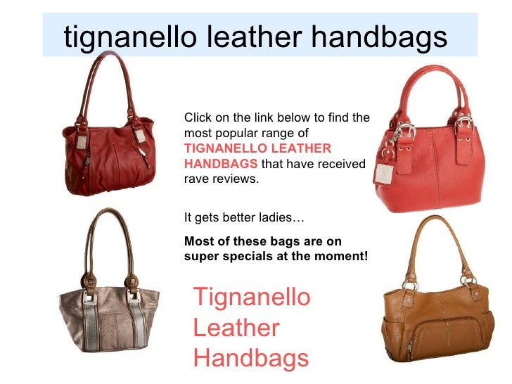 tignanello leather handbags