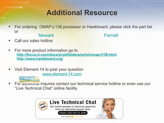 Introducing OMAP-L138/AM1808 Processor Architecture and Hawkboard ...