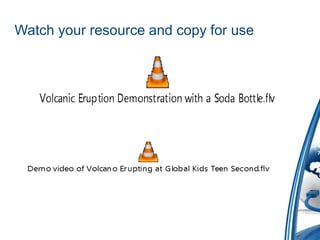 Watch your resource and copy for use
 
