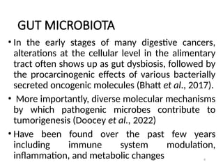 The role of Gut microbe in Cancer Development and Therapy | PPTX