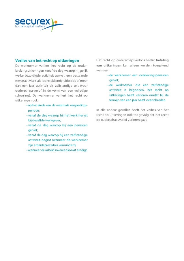 Tijdskrediet en thematische verloven