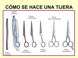 CÓMO SE HACE UNA TIJERA 