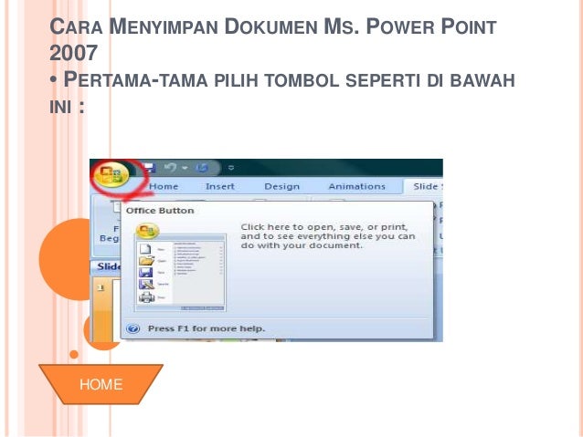 MS POWERPOINT 2007 TIK BAB 1