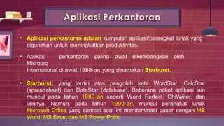 TEKNOLOGI INFORMASI KOMUNIKASI- Aplikasi Perkantoran.pptx