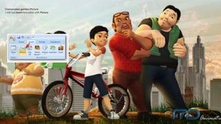 f.menyisipkan gambar/Picture
1.Klik tab Insert kemudian pilih Picture
 