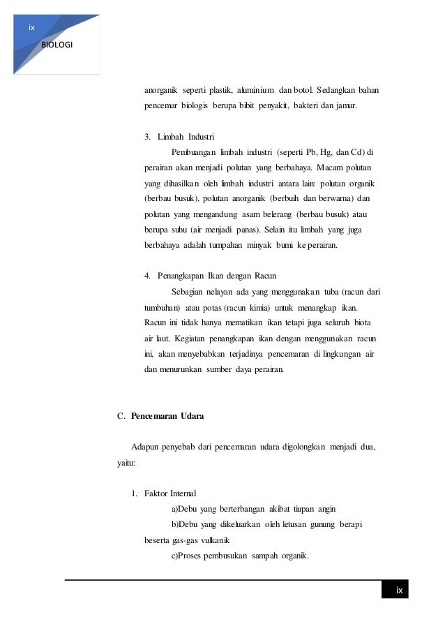 Pencemaran Udara For Tik