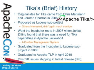 Scientific data curation and processing with Apache Tika | PPT