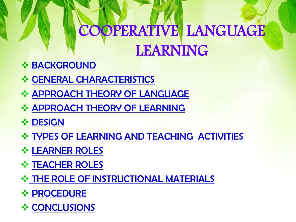TEFL Cooperative Language Learning Teaching (2)
