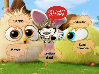 Materi
Kunci
Jawaban
IndikatorSK/KD
Latihan
Soal
 