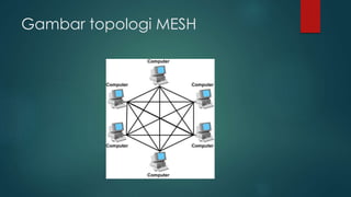 Gambar topologi MESH 
 