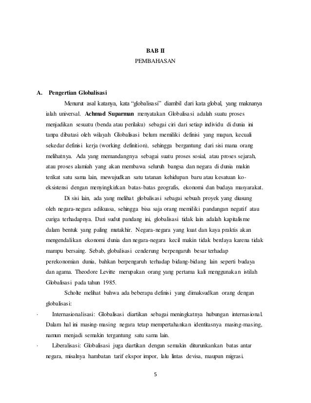 Globalisasi Dan Cara Mengantisipasinya