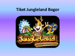 Tiket Jungleland Bogor
 