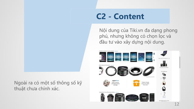 Đánh giá một website TMĐT theo nguyên tắc 7C (Tiki.vn) | PPTX