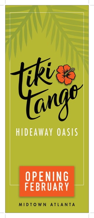 Tiki Tango logo and Ad