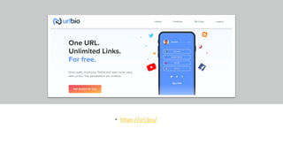 • https://url.bio/
 