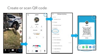 Create or scan QR code
 