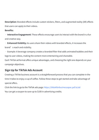 TikTok Ads Tutorial for Beginners – How to Advertise on TikTok | PDF