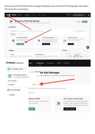TikTok Ads Tutorial for Beginners – How to Advertise on TikTok | PDF