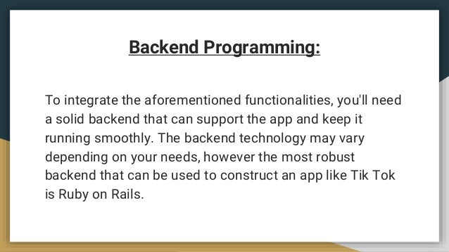 Tik Tok Clone | PPTX