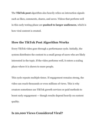 TikTok Growth_ How to Understand the Algorithm and Make Your Videos Go ...