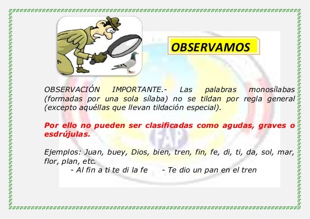 Tildación agudas graves esdrujulas 4º lección.todo