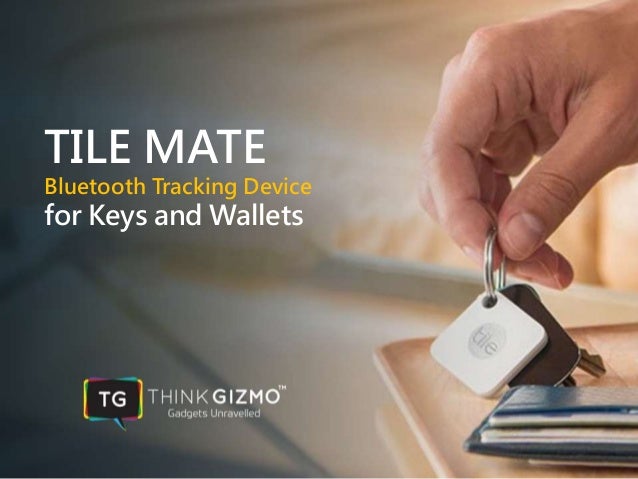 Tile Mate Bluetooth Tracking Device For Keys And Wallets