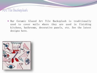 Tile art ceramic | PPTX