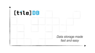 Data storage made  
fast and easy
 