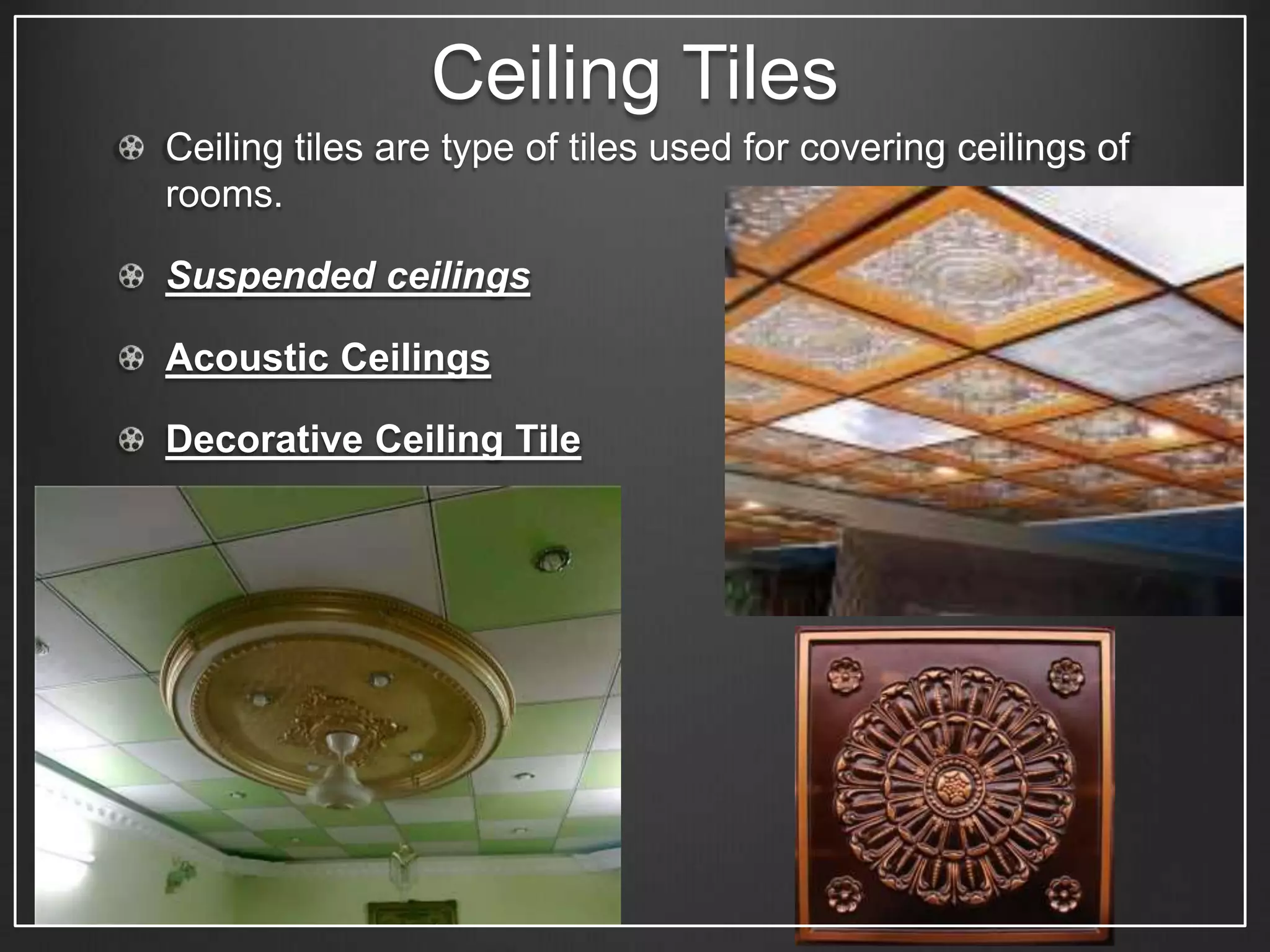 Ceiling Tile Composition Tiles, material, architecture, roof tiles, floor tiles, pebble tiles ...