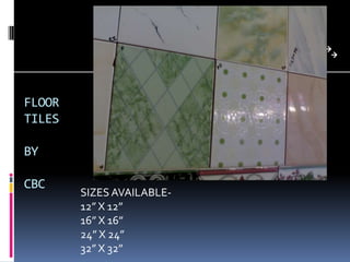 Presentation On Tiles | PPTX