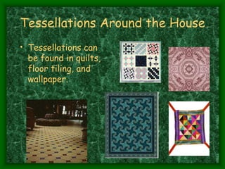Math Powerpoint Design Example Tiling and tessellations | PPTX
