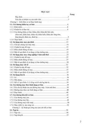 Tài liệu bài giảng thực hành may 1 | PDF