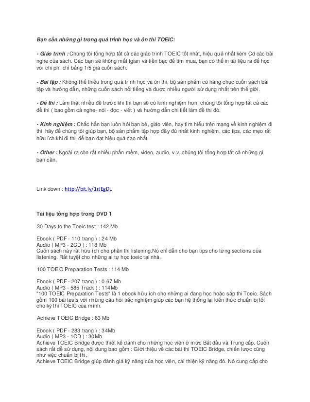 answer test key toeic listening with thi Tài ila toeic luyá»‡n liá»‡u cá»§a