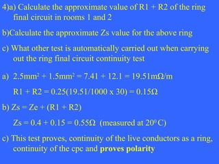 R1 R2 Continuity Testing T&i live tests | PPT
