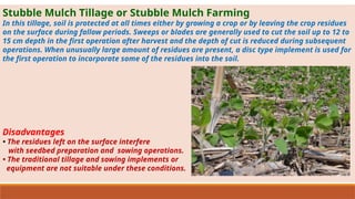 TILLAGE IN AGRICULTURE - IMPORTANCE AND PRACTICE | PPTX