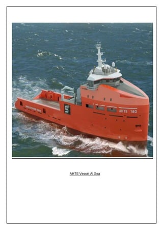 AHTS Vessel At Sea
 