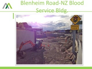 Blenheim Road-NZ Blood
Service Bldg.
 