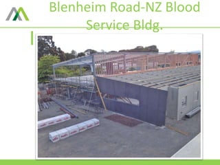 Blenheim Road-NZ Blood
Service Bldg.
 