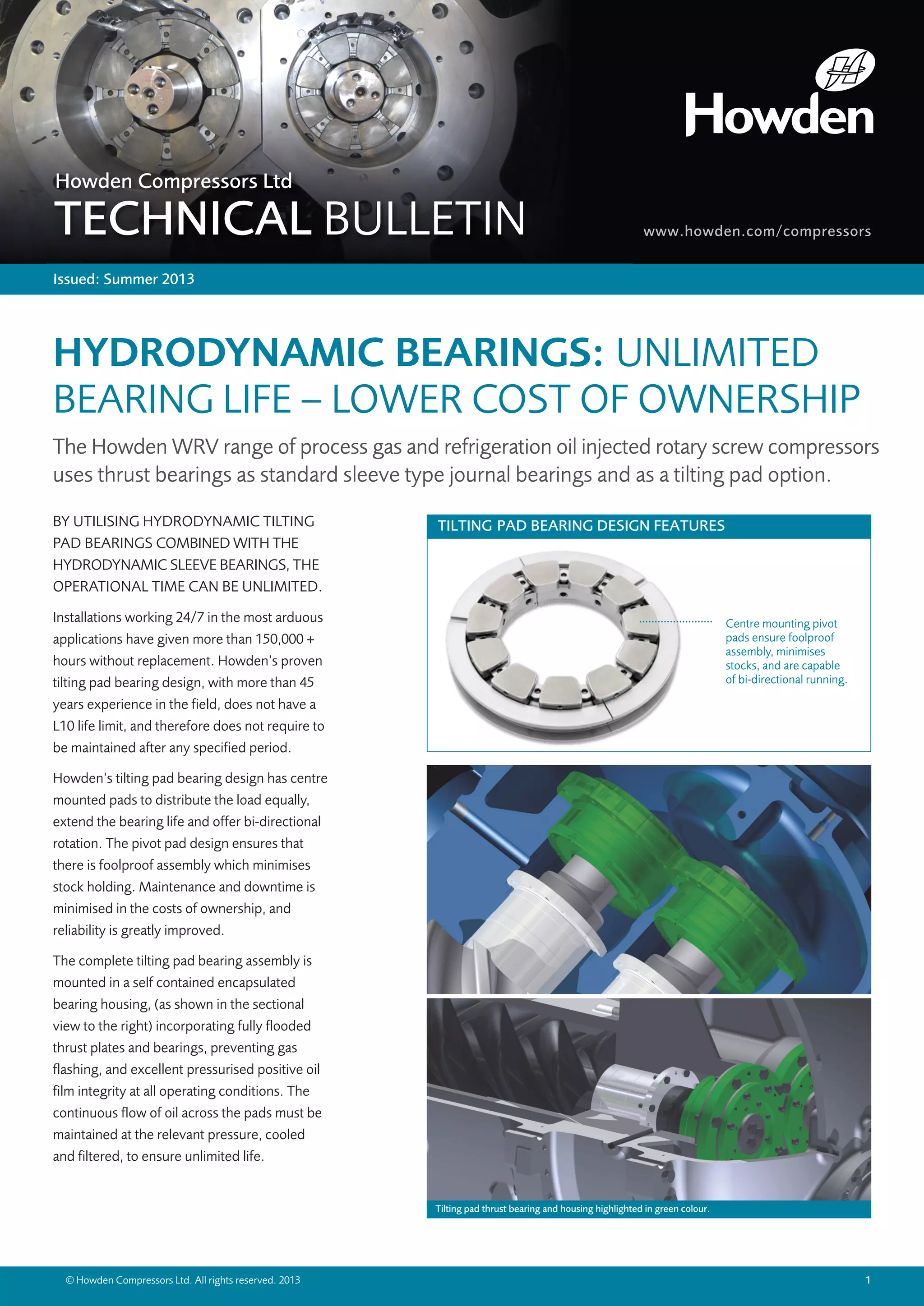 Tilting pad thrust bearing | PDF
