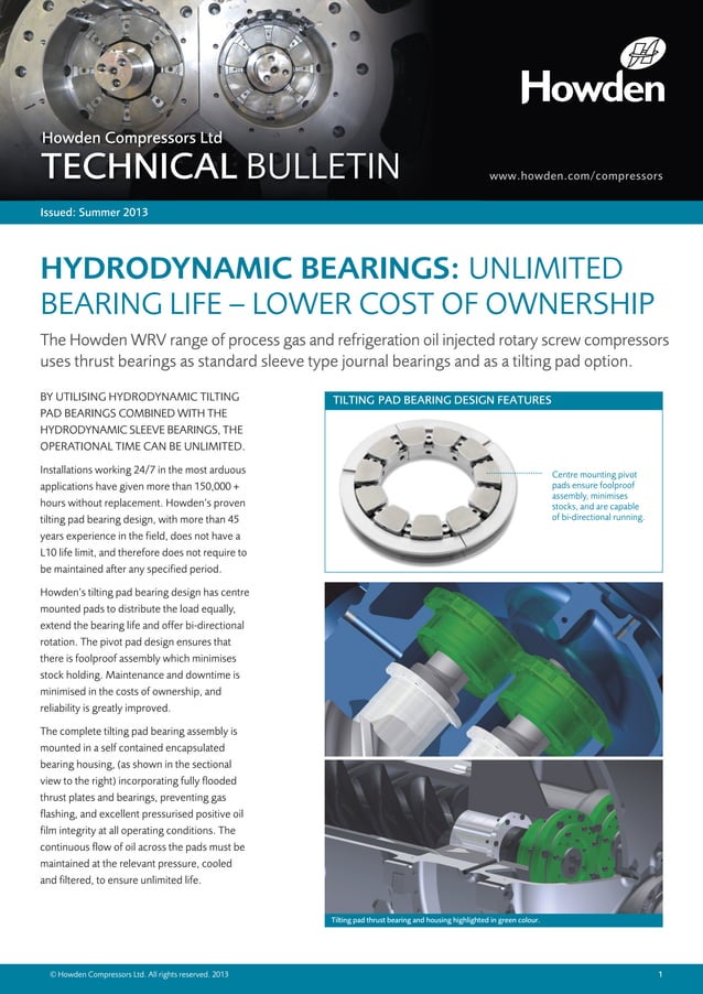 Tilting pad thrust bearing PDF